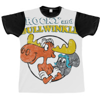 Rocky And Bullwinkle Vintage Bullwinkle Graphic T-shirt | Artistshot