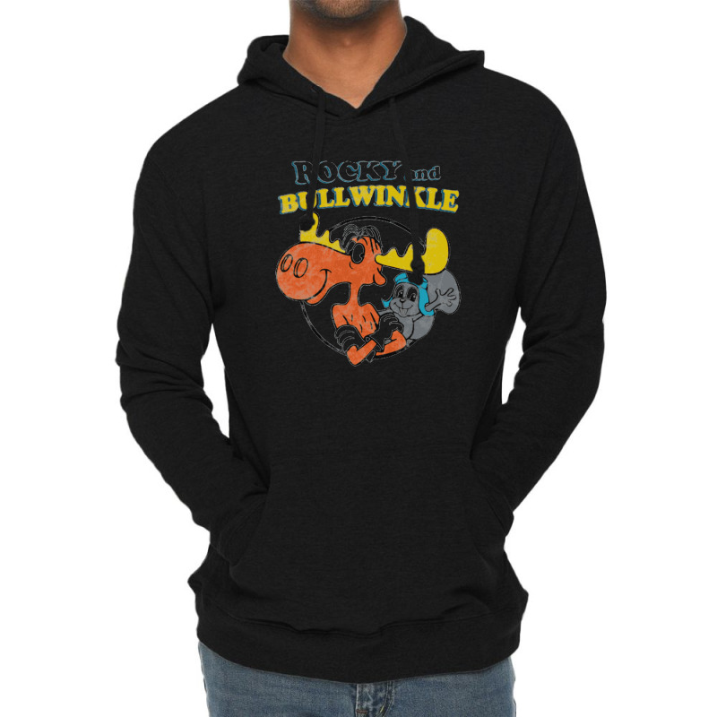 Rocky And Bullwinkle Vintage Bullwinkle Lightweight Hoodie | Artistshot