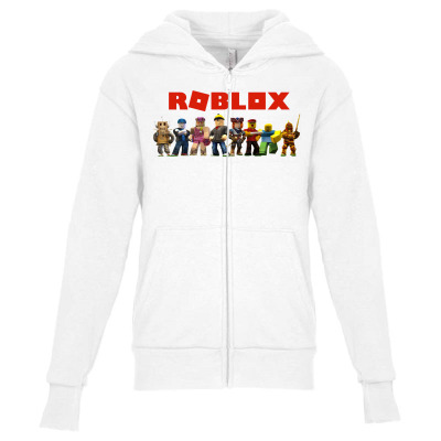 Roblox Youth Zipper Hoodie Designed By Kivala900909