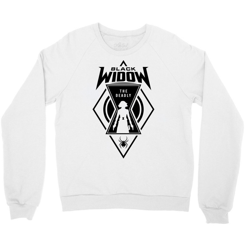 Black Widow Crewneck Sweatshirt | Artistshot