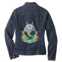 My Haunted House Ladies Denim Jacket | Artistshot