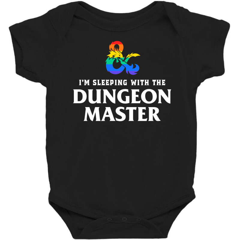 I'm Sleeping With The Dungeon Master Lgbtq Baby Bodysuit | Artistshot