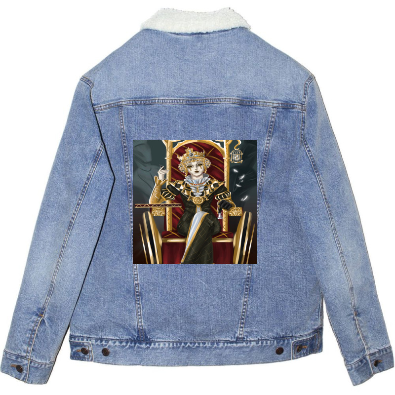 Identity V Sculptor Galatea Checkmate Unisex Sherpa-lined Denim Jacket | Artistshot