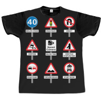 Highway Decoded All The Signs Graphic T-shirt | Artistshot