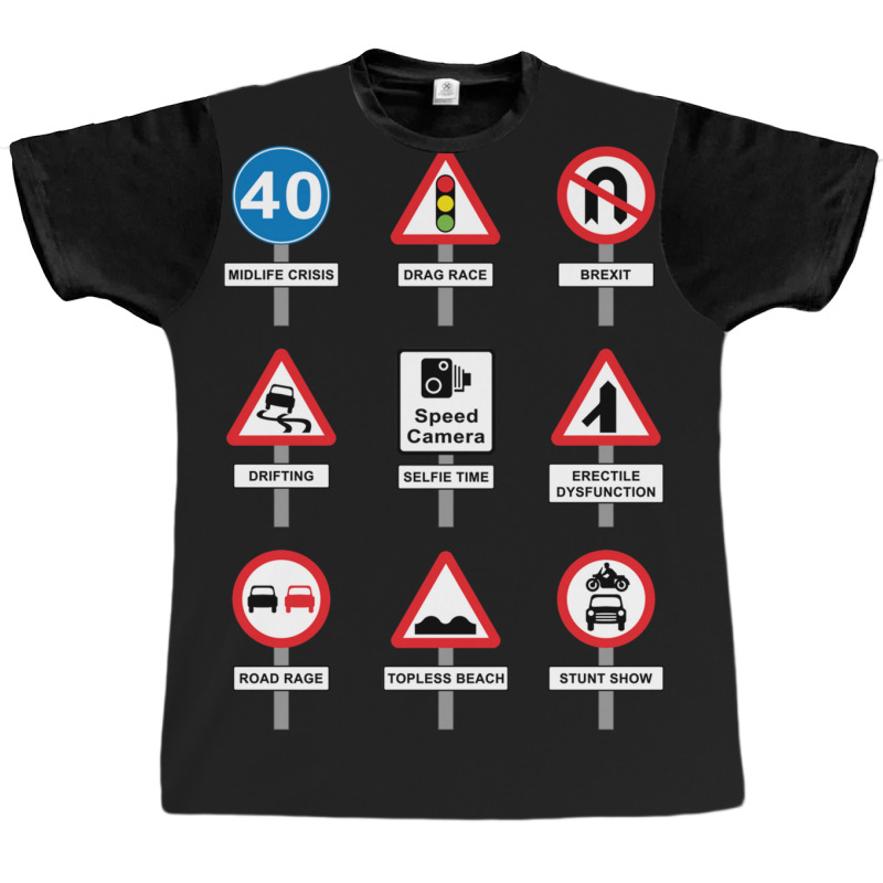 Highway Decoded All The Signs Graphic T-shirt by PauletteWatkins1 | Artistshot