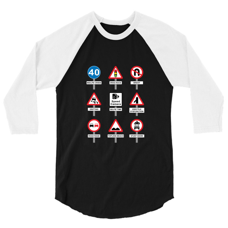 Highway Decoded All The Signs 3/4 Sleeve Shirt by PauletteWatkins1 | Artistshot