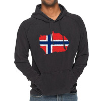 Bouvet Island Flag Map Drawing Line Art Vintage Hoodie | Artistshot