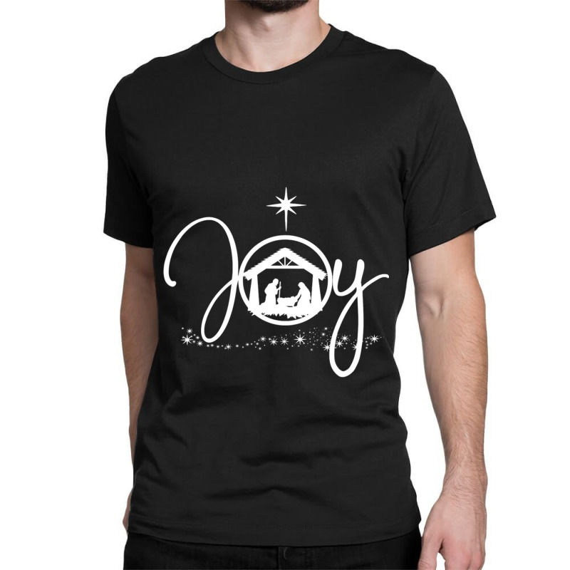 Jesus Christian Christmas Joy Jesus Nativity Scene Faith 536 Christian Classic T-shirt by Karies_Store | Artistshot