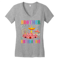 Brother Of The Birthday Boy Ringmaster Circus Birthday Party T Shirt Women's V-neck T-shirt | Artistshot