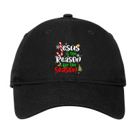 Jesus Christian Faith Jesus Is The Reason For The Season Xmas 5 Christ Adjustable Cap | Artistshot