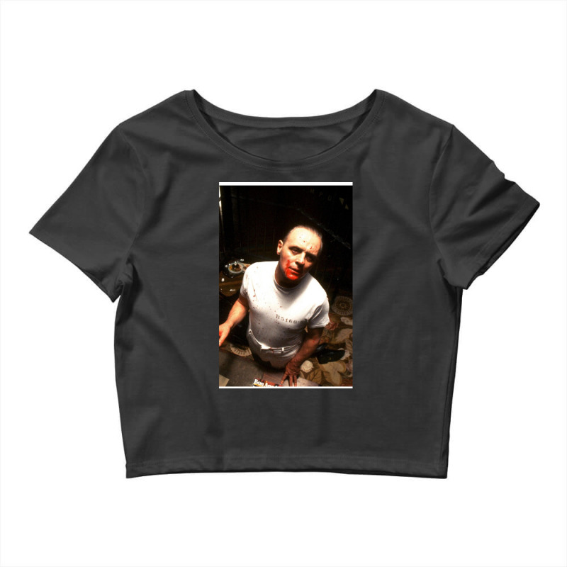 Silence Of The Lambs Hannibal Lecter 1 Crop Top by JacobDouglasSchlichting | Artistshot