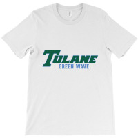 Tulane Green Gifts, Wave Wordmark T-shirt | Artistshot