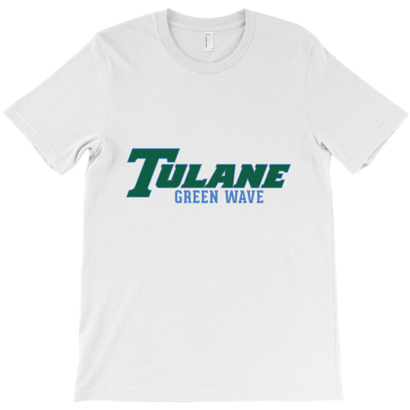 Tulane Green Gifts, Wave Wordmark T-shirt | Artistshot