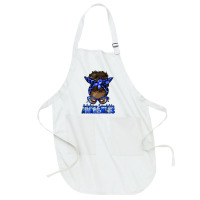 Ankylosing Spondylitis Awareness Afro Messy Bun Full-length Apron | Artistshot