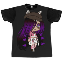 Cute Chibi Style Kawaii Anime Girl With Fox Ears And Tails Pullover Ho Graphic T-shirt | Artistshot