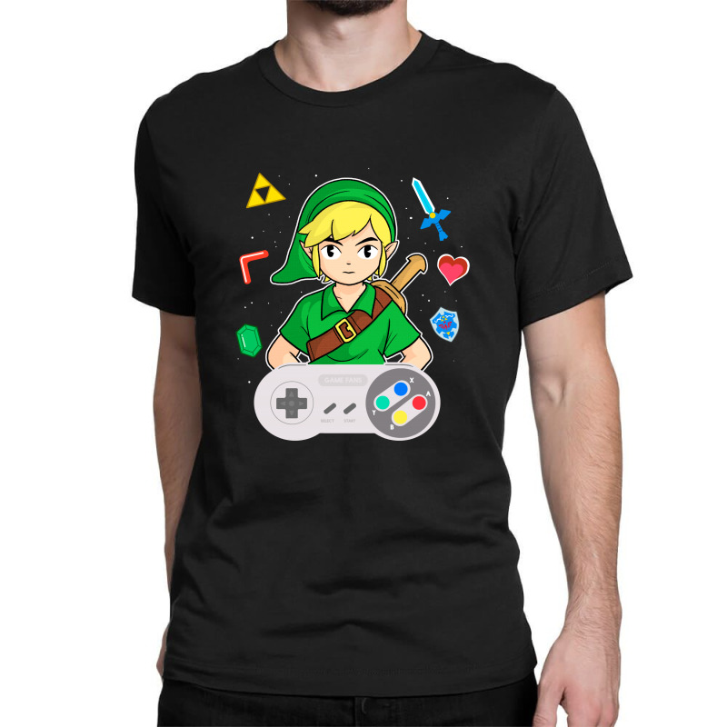 Console Link Classic T-shirt by douglasstencil | Artistshot