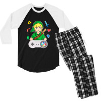 Console Link Men's 3/4 Sleeve Pajama Set | Artistshot