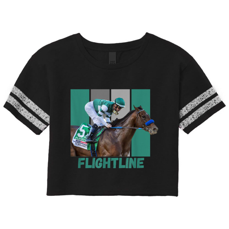 Flightline Horse Racing Thoroughbred Del Mar Santa Anita T Shirt Scorecard Crop Tee by matheeishilo | Artistshot