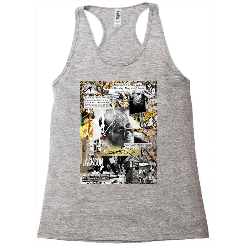 Pollock Racerback Tank by boadasmagonau | Artistshot