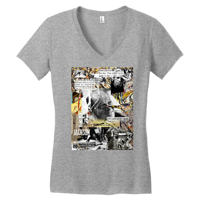 Pollock Women's V-Neck T-Shirt by boadasmagonau | Artistshot