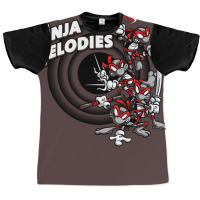 Ninja Melodies (mirage Colours) Graphic T-shirt | Artistshot