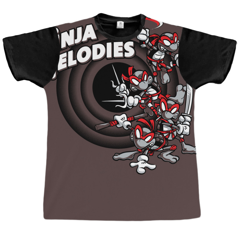 Ninja Melodies (mirage Colours) Graphic T-shirt | Artistshot