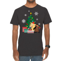 Angry Beavers Around The Christmas Tree Vintage T-shirt | Artistshot