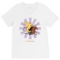 Angry Beavers Retro Japanese V-neck Tee | Artistshot