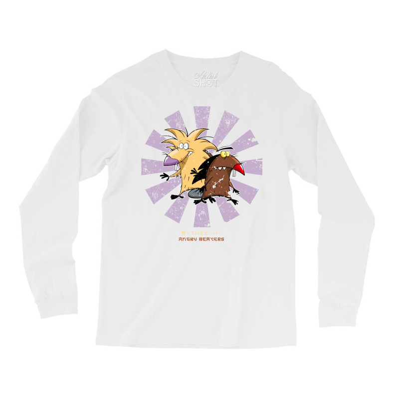 Angry Beavers Retro Japanese Long Sleeve Shirts by deevdrahax | Artistshot