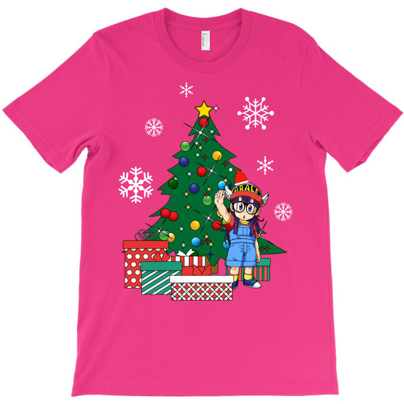 Arale Around The Christmas Tree Dr Slump T-Shirt by deevdrahax | Artistshot