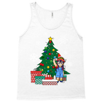 Arale Around The Christmas Tree Dr Slump Tank Top | Artistshot