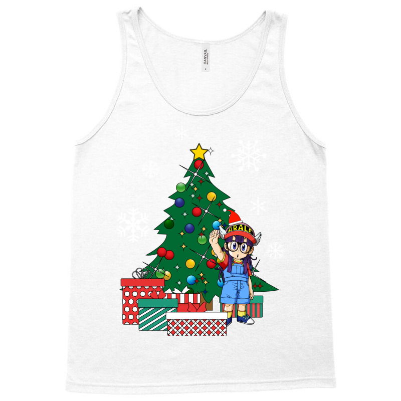 Arale Around The Christmas Tree Dr Slump Tank Top by deevdrahax | Artistshot