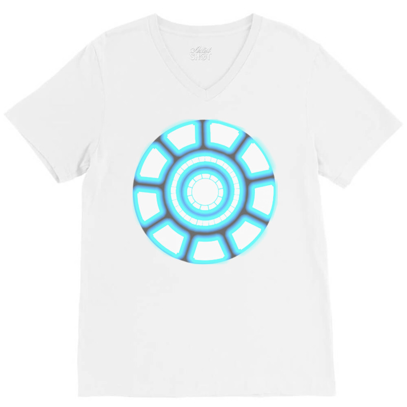 Arc Reactor V-Neck Tee by deevdrahax | Artistshot