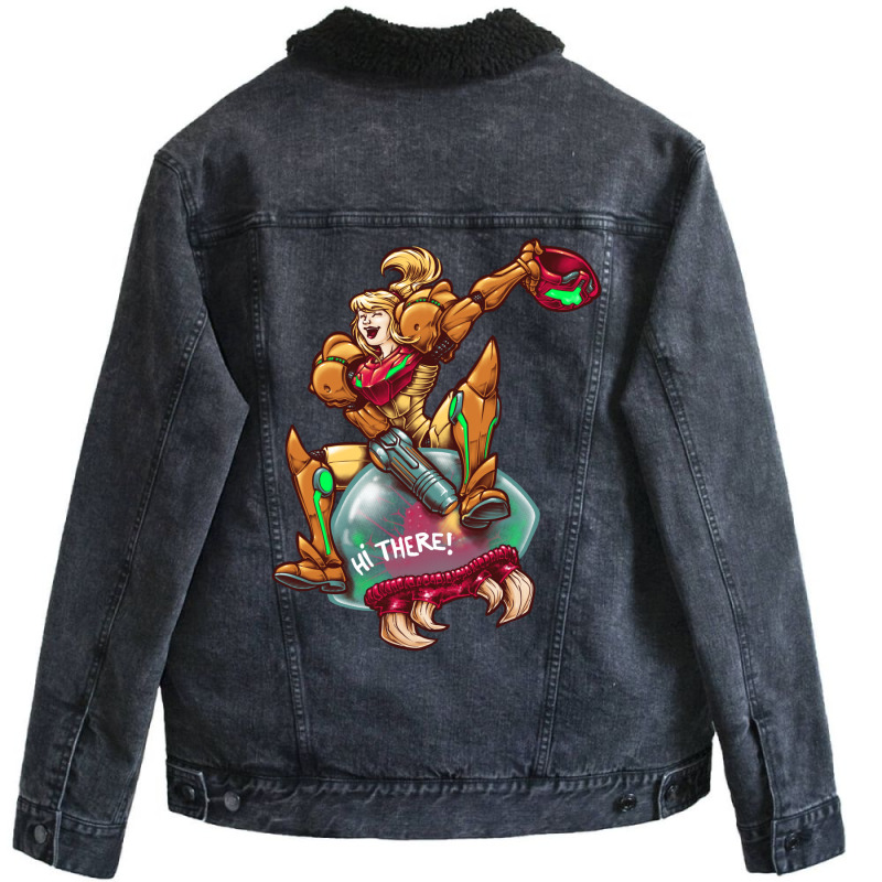 Strangemetroid Unisex Sherpa-lined Denim Jacket | Artistshot