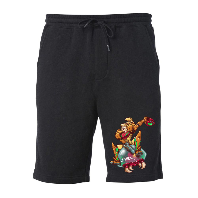 Strangemetroid Fleece Short | Artistshot