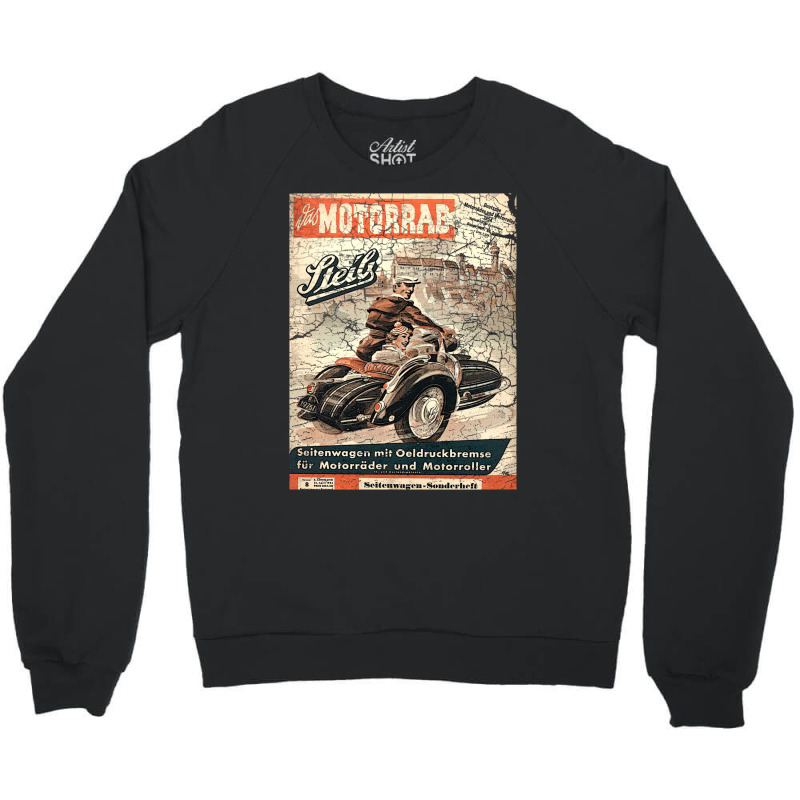 Vintage Sidecar Crewneck Sweatshirt by eduriaquetz2 | Artistshot