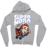 Super Nora Huntress Zipper Hoodie | Artistshot