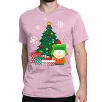 Kyle Around The Christmas Tree South Park Classic T-shirt | Artistshot