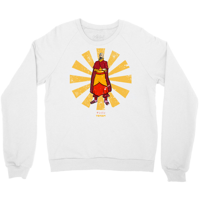 Tenzin Retro Japanese Avatar Crewneck Sweatshirt | Artistshot