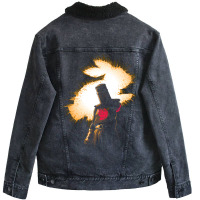 The Black Knight Rises Unisex Sherpa-lined Denim Jacket | Artistshot