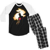 The Black Knight Rises Men's 3/4 Sleeve Pajama Set | Artistshot