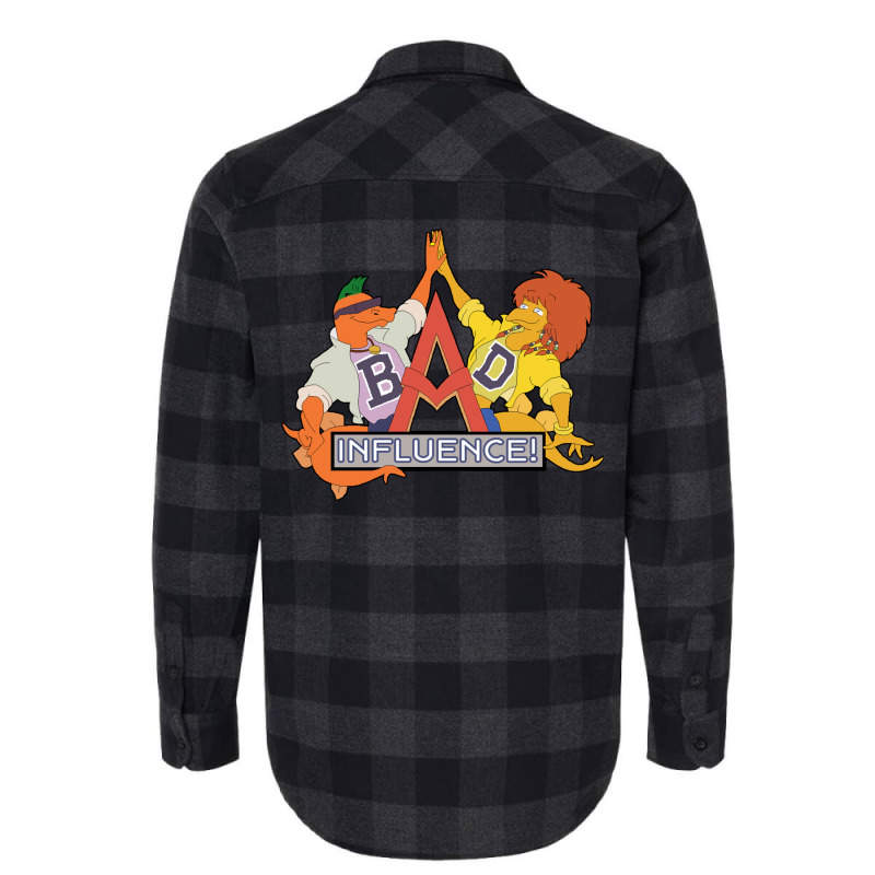 Bad Influence Flannel Shirt by deevdrahax | Artistshot