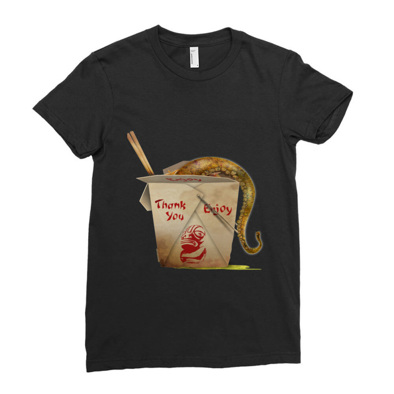 Take Out Tentacle Ladies Fitted T-Shirt by vaijancaxixi | Artistshot