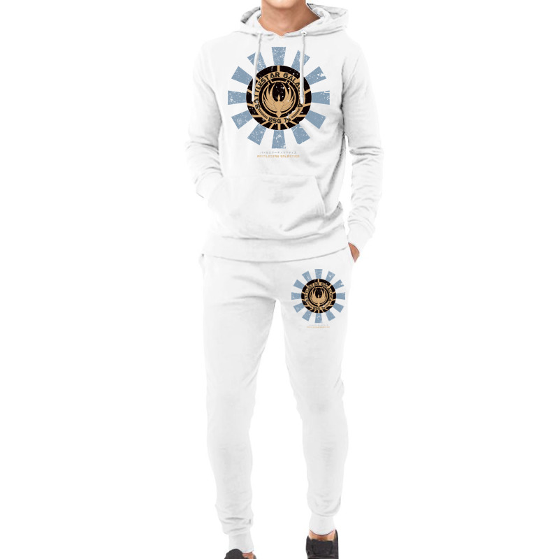 Battlestar Galactica Retro Japanese Hoodie & Jogger set by deevdrahax | Artistshot