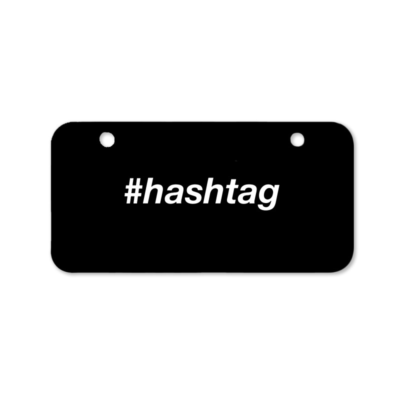 #hashtag T Shirt Bicycle License Plate | Artistshot