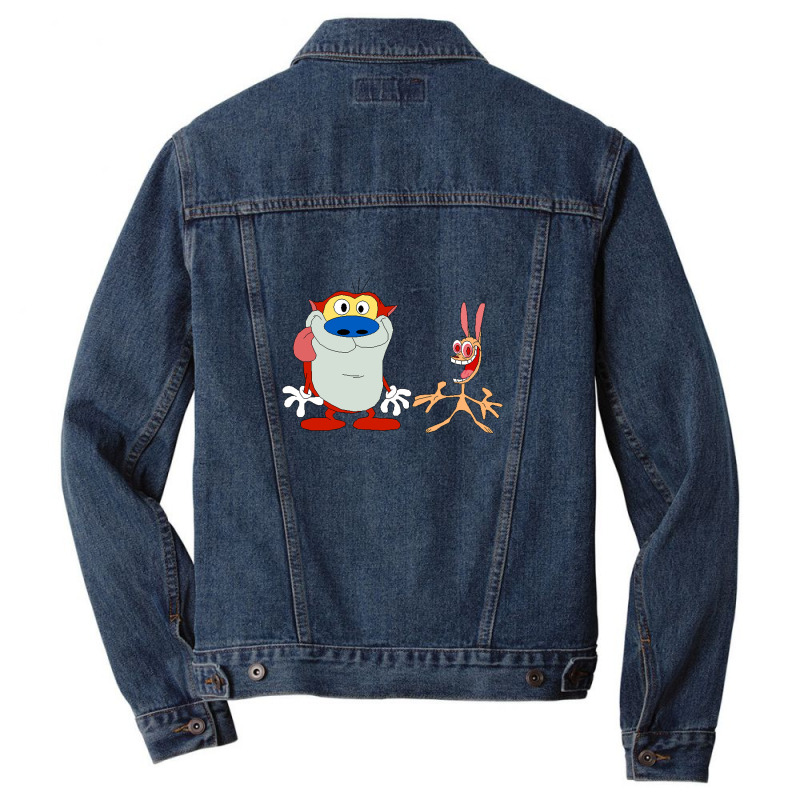 Ren And Stimpy Men Denim Jacket | Artistshot