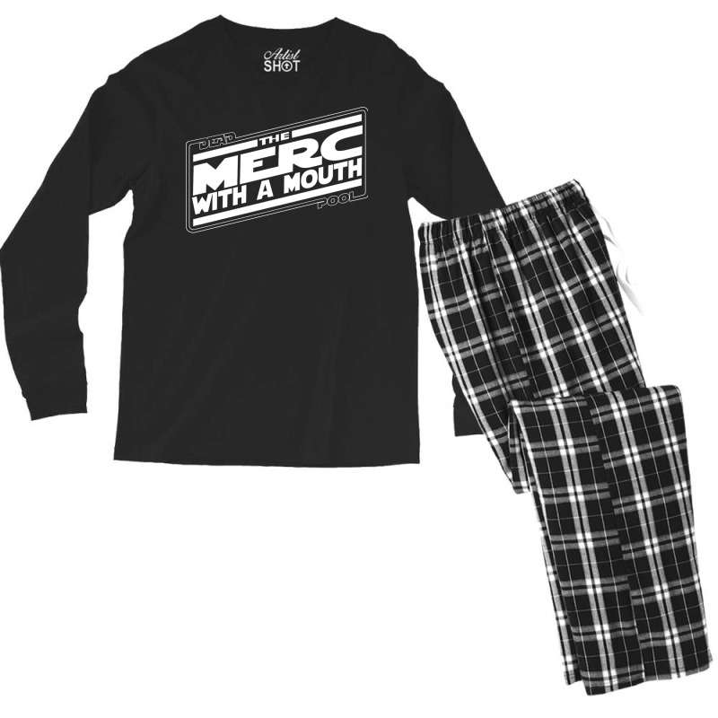 The Merc With A Mouth Men's Long Sleeve Pajama Set | Artistshot