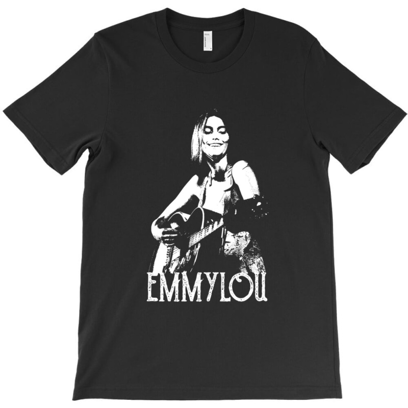 Emmylou White Stencil T-shirt | Artistshot