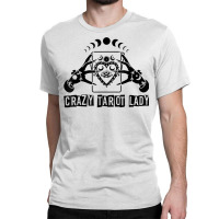 Divination Crazy Tarot Lady Crystal Ball Tarot Cards T Shirt Classic T-shirt | Artistshot