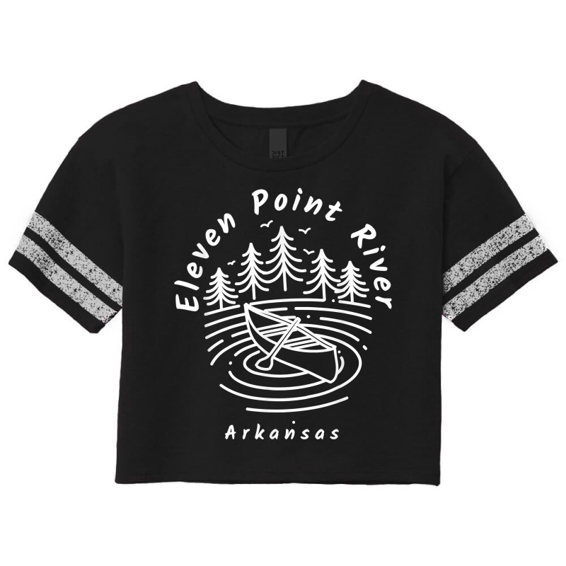 Eleven Point River Arkansas T Shirt Scorecard Crop Tee by delredske | Artistshot